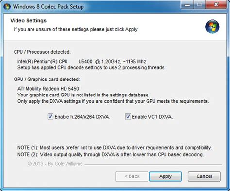 Codec Fix Windows 10 的图像结果