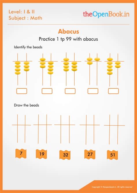 Practice 1 to 99 with Abacus 01