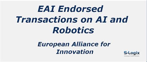 EAI Endorsed Transactions on AI and Robotics | 2024 Cite Score: 6.1 ...
