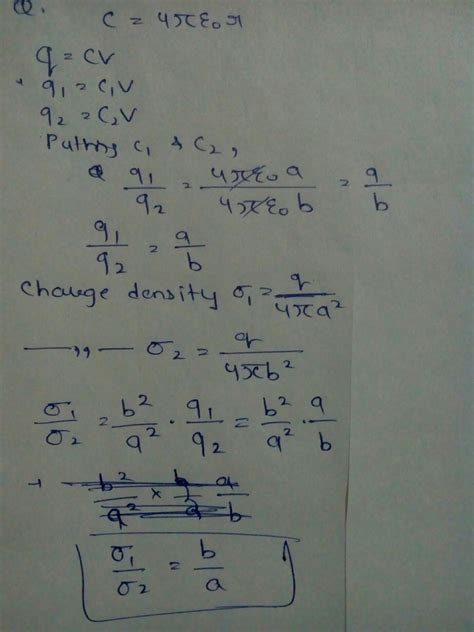 Two charged conducting spheres of radius a and b are connected to each ...