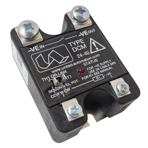 DCM-24-40 United Automation | United Automation DC Motor Controller, 6 ...