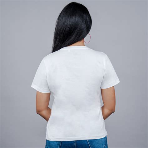 White "Happy Valentine" Tee for Women in India – Center Stage