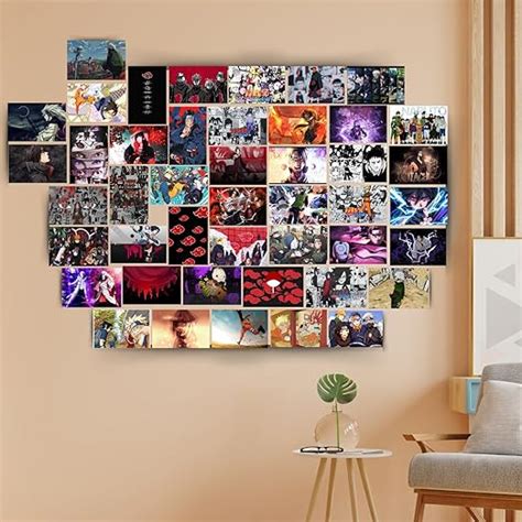 Replix Set of 45 Naruto Wall Poster for Room | 4x6 Inches | 300 GSM ...