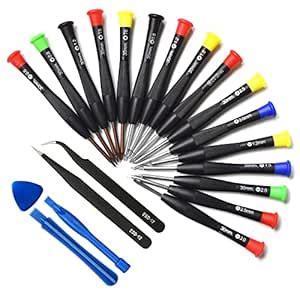 SKZIRI 21-in-1 Precision Small Screwdrivers with Slotted Phillips ...