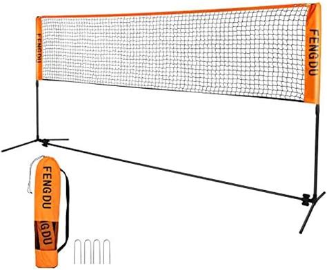 Buy Portable Badminton Net Set, Adjustable Height Tennis Net, Kids ...