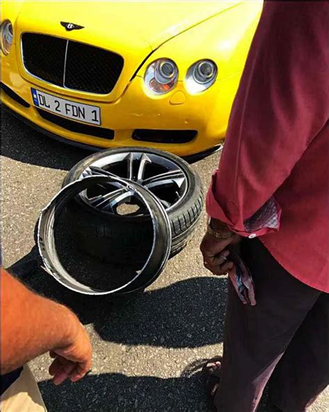 Bentley's Fake Aftermarket Alloy Wheels Break Apart On Highway Drive!