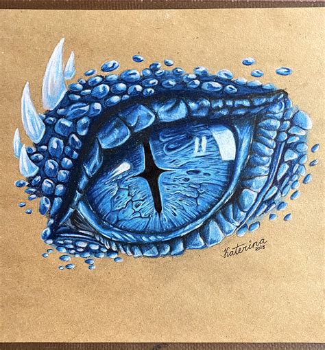Dragon Eyes Drawing