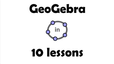 GeoGebra Lessons 的图像结果