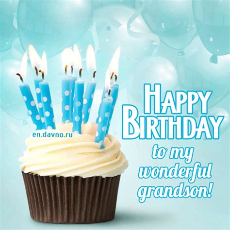 Happy Birthday Grandson GIFs | GIFDB.com