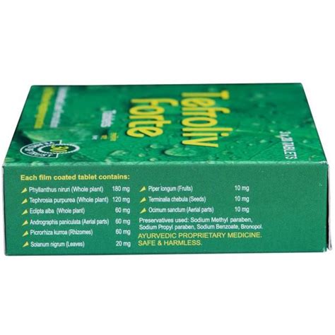 Tefroliv Forte, 20 Tablets Price, Uses, Side Effects, Composition ...