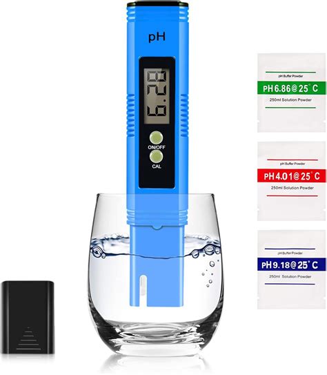 Digital PH Meter, PH Meter for Water, PH Tester 0.01PH High-Precision ...