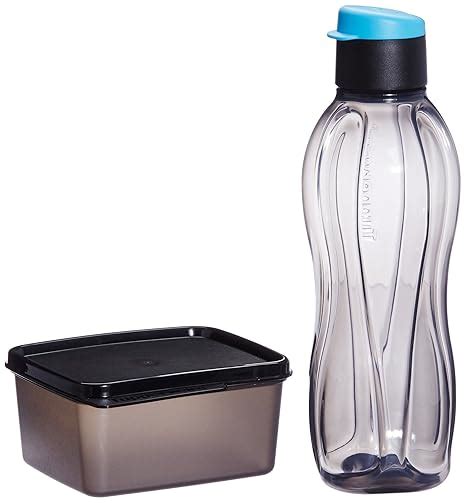 Tupperware Xtreme Plastic Bottle And Box, 750ml, Set of 1, Black ...