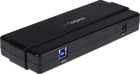 ST7300USB3B StarTech.com | StarTech.com 7 Port USB 3.0 USB A Hub, AC ...