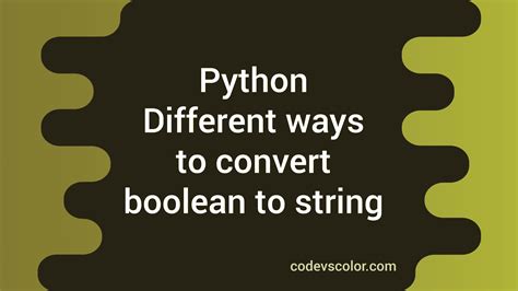 Image result for String Boolean Python