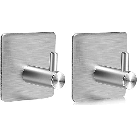 HASTHIP® Self Adhesive Hooks, Heavy Duty Stainless Steel Waterproof ...