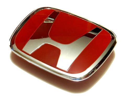 Genuine RED Honda H REAR BADGE Emblem for Honda CIVIC 06 07 08 09 10 11 ...