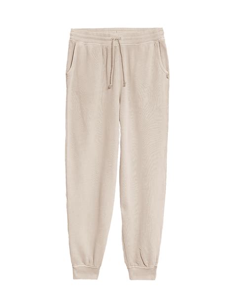 Buy Pure Cotton Cuffed Hem Lounge Joggers at Marks & Spencer