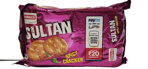 SOBISCO Sultan Spicy Cracker Biscuits 207gm (Pack of 10) : Amazon.in ...