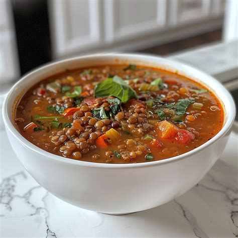 Easy Italian Lentil Soup Recipe