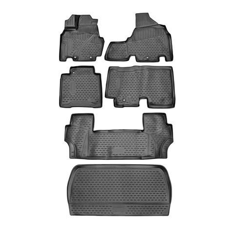 OMAC Floor Mats and Cargo Liner Set Fits Honda Odyssey 2011-2017, 3D ...