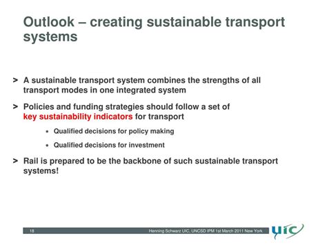 PPT - Railways and Sustainable Development: Insights from Henning ...