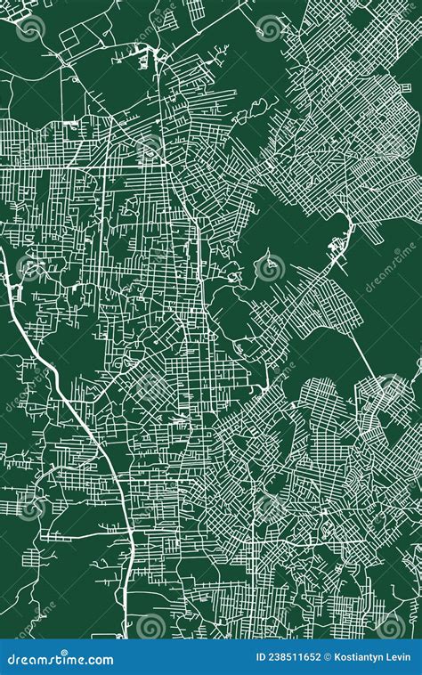 Joinville City Brazil Municipality Vector Map. Green Street Map, Municipality Area. Urban ...