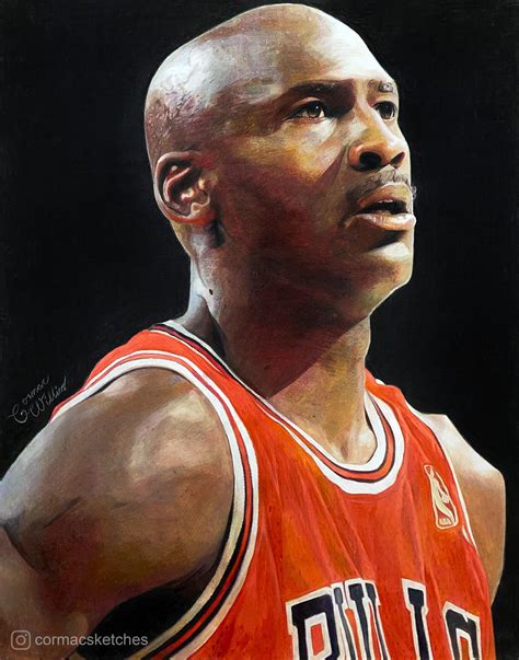 Michael Jordan Portrait