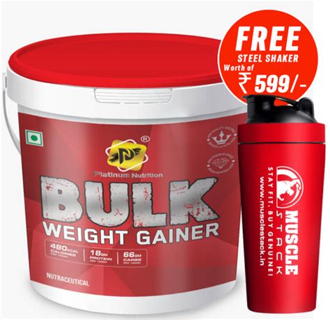 Platinum Nutrition Bulk Weight Gainer – Muscle Stack