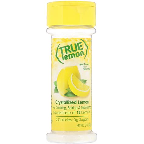 True Citrus, True Lemon, Crystallized Lemon, 2.12 oz (60 g) - iHerb