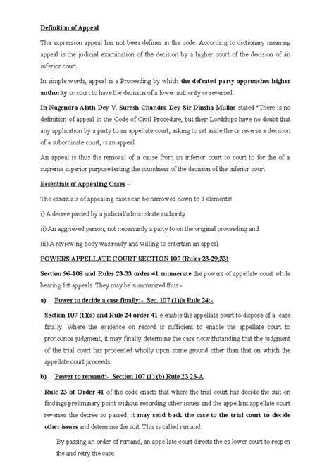 Understanding Appeals in Legal Proceedings - yygj - Studocu