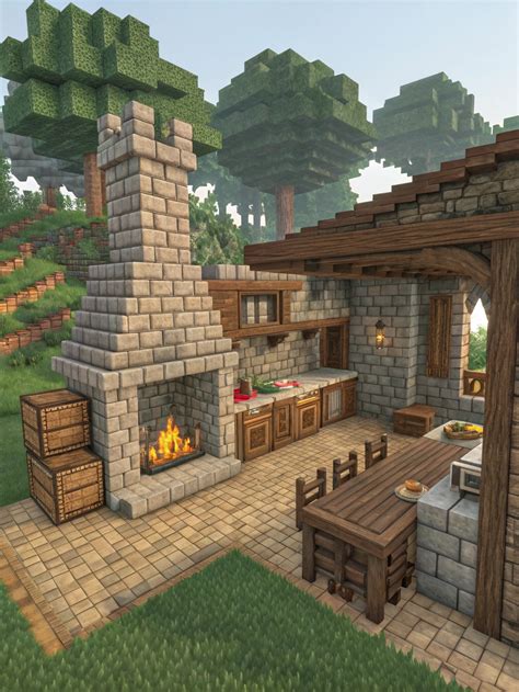 Image result for Rustic Kitchen Minecraft