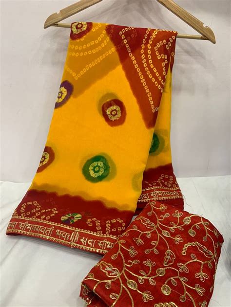 Mahek 90 Party Wear Designer Bandhani Saree Collection