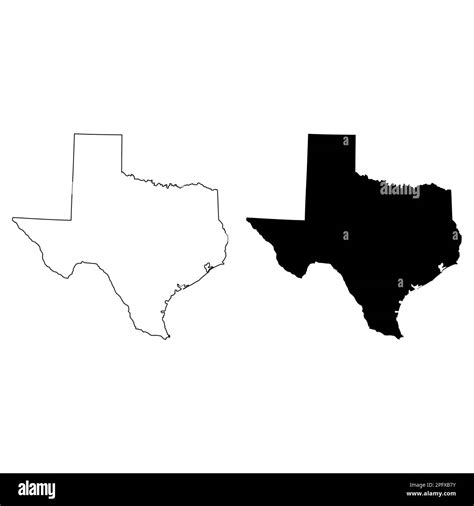 Flat Texas Map at Dwayne Carson blog