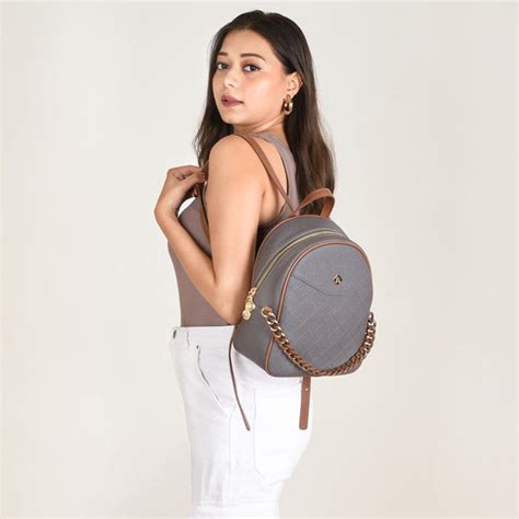 Terra Backpack With Chain Accent Online - Premium Backpack | Nestasia