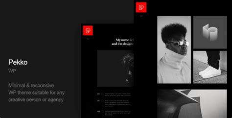 klass v1 0 dark minimal portfolio wordpress theme