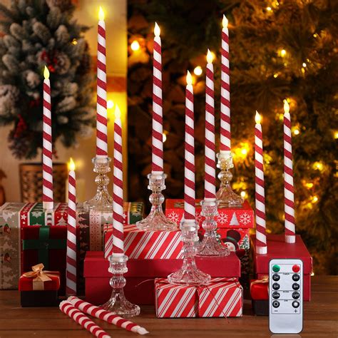 Candy Cane Candles