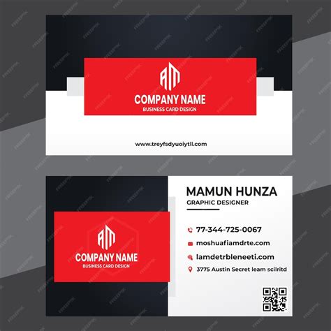 Freepik PNG Visitenkarten-Design | Premium Vektor