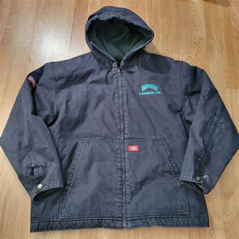 Hooded Dickies Jacket size xxl no major flaws - Depop