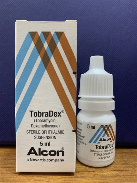 Tobradex (Tobramycin 0.3 % , Dexamethasone 0.1 % ) Eye Drop 5 ml – vitoonmeds