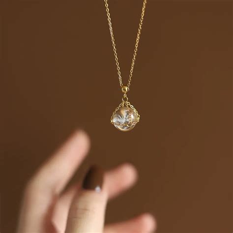 18k Gold Plated Inaya Crystal Necklace | Waterproof, Anti-tarnish
