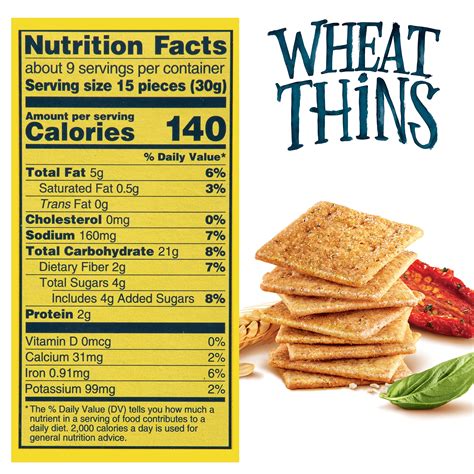 Wheat Thins Nutrition Label | Besto Blog