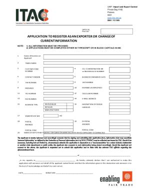 Image result for ITAC Form