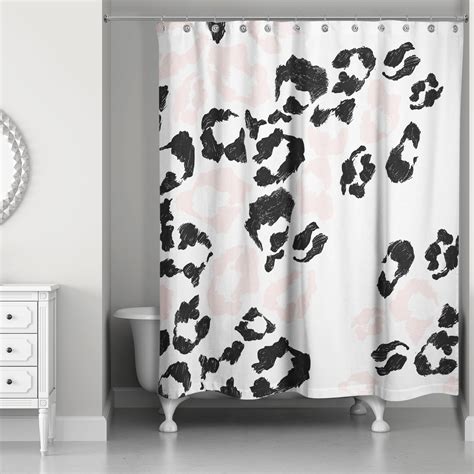 animal print shower curtain