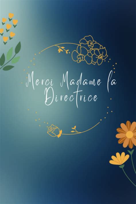 Merci Madame La Directrice Carnet De Notes Ligne Idee De | Desertcart INDIA