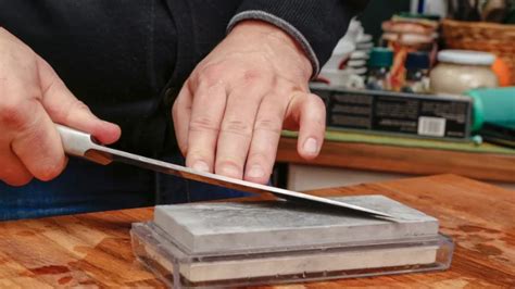 Image result for Using a Sharpening Stone
