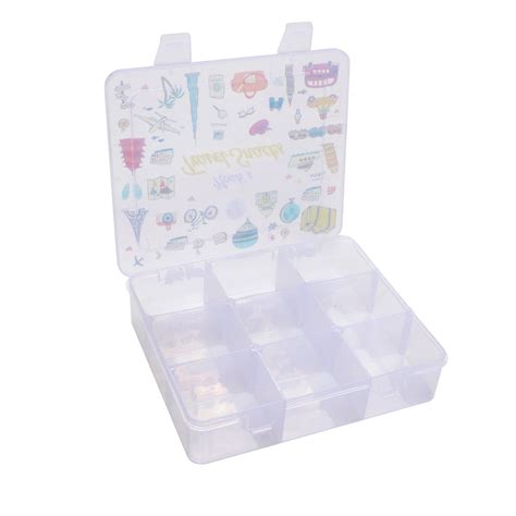 Personalised 9-Compartment Travel Snack Box | Little IA
