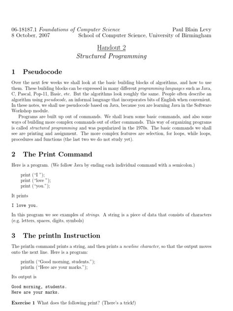 Image result for Java Programming Pseudocode