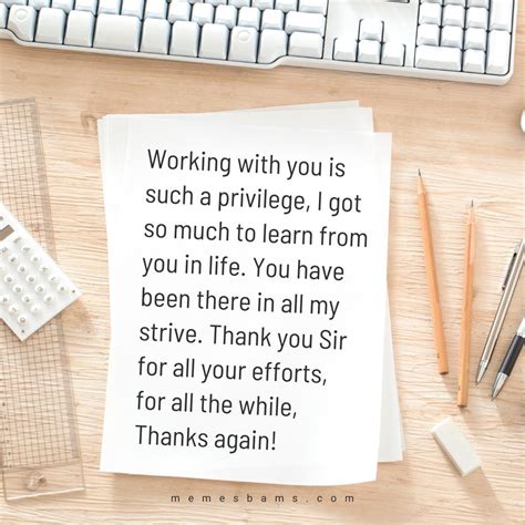 Thank You Notes to Boss & Appreciation Letter and Messages to Boss