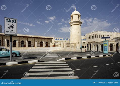 Al Ahmad Mosque in Doha. Islamic Religion Building Editorial Image - Image of heritage, clothing ...