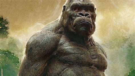 Download Gorilla 3D Art Wallpaper | Wallpapers.com